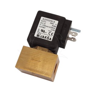 Électrovanne Jakša D221 0-35bar G1/4'' FPM inox 24V AC (320263)