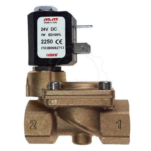 Elektrozawór M&amp;M  B205DBZ 0,3–16 bar G1/2 cala NBR 24V DC – część do myjni bezdotykowej