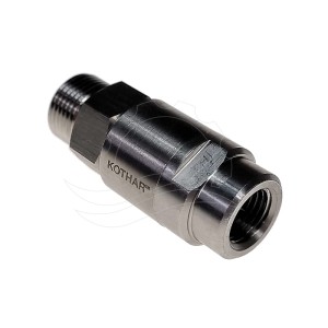 Raccord tournant droit Kothar G3/8''F-G3/8''M inox (300 180 532)