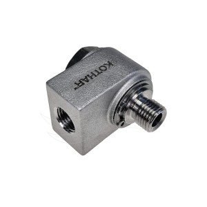 Raccord tournant coudé Kothar G3/8''F-G1/4''M inox (300 090 333)