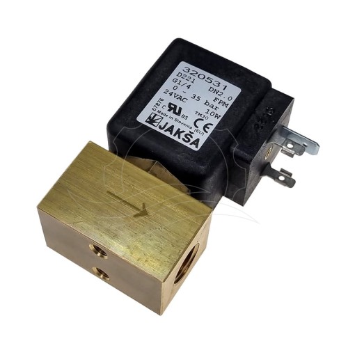 Elektrozawór Jakša D221 FPM 24V AC – element instalacji myjni bezdotykowej