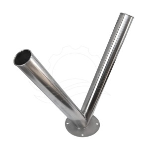 Support de lances double sur pied type V 70mm