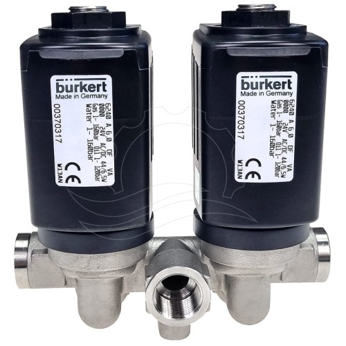 Elektrozawór Bürkert 6240 1-160bar G3/8'' DF VA 24V AC/DC