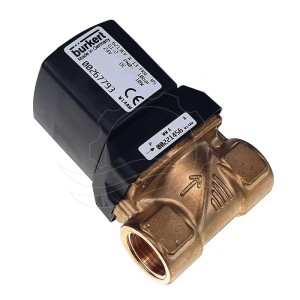 Électrovanne Bürkert 6213 0-10bar DN13 G1/2'' FKM MS 24V DC