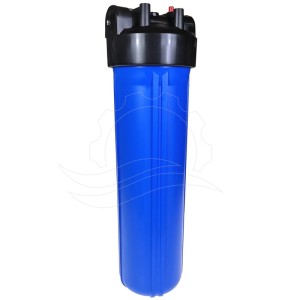 Boîtier de filtre à eau Big Blue 20'' bleu (raccord G1'')