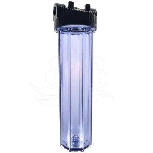 Boîtier de filtre à eau Big Blue 20'' transparent (raccord G1'')