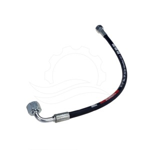 Tuyau hydraulique caoutchouc Selwash DN6 1SN 2,3m droit-coudé