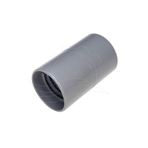 Raccord de tuyaux 38/38mm gris