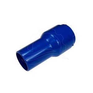 Raccord tuyau-suceur 38/38mm rotatif bleu