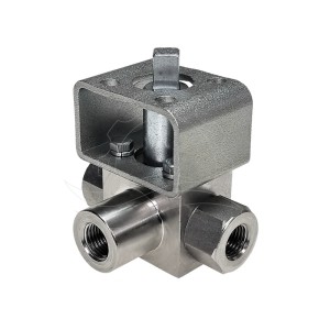 Robinet à boisseau sphérique 3 voies HB3 G3/8'' PTFE