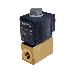 Électrovanne Rapa SV04 0-150bar G1/4'' rubis 24V DC